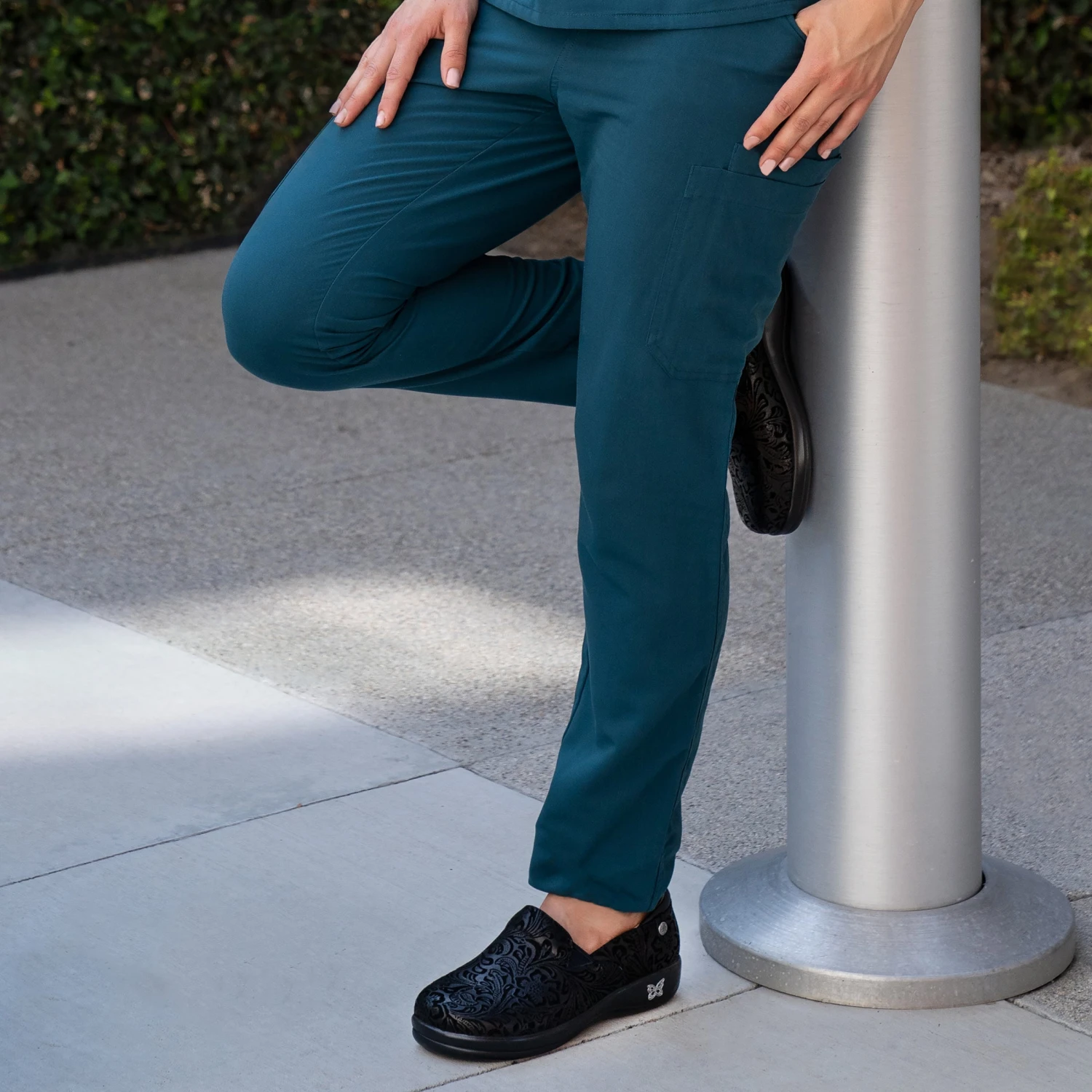 Shoes Keli Black Embossed Paisley Professional Shoe 2 Shoes Keli Black Embossed Paisley Professional Shoe - Image 2