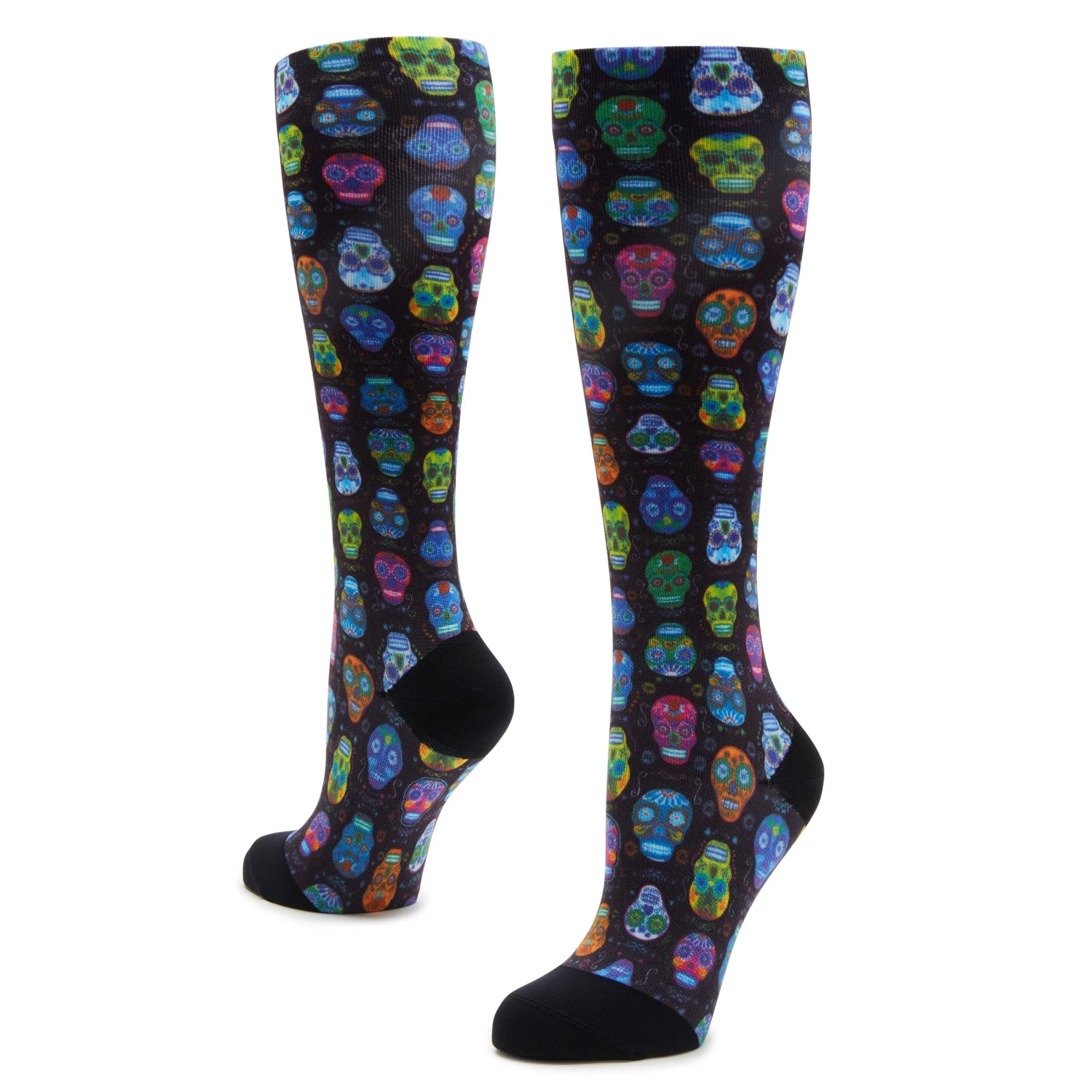 Compression Sugar Skulls Socks 3 Compression Sugar Skulls Socks - Image 3