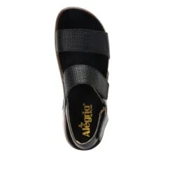 Bailee Woven Noir Sandal -Fashion Shoe Store BAI 7462 S4