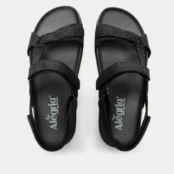 Henna They Call Me Mellow Black Sandal -Fashion Shoe Store HEN 6142 S4