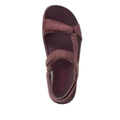 Henna Plum Sandal -Fashion Shoe Store HEN 7433 S4