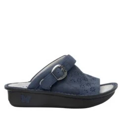 Klover Oiled Navy Sandal -Fashion Shoe Store KLO 7402 S2