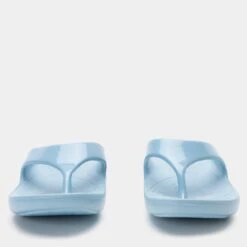 Ode Dusty Blue Gloss Sandal -Fashion Shoe Store ODE 6160 S5