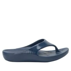 Ode Navy Gloss Sandal -Fashion Shoe Store ODE 7448 S2