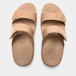 Orbyt Taupe Gloss Sandal -Fashion Shoe Store ORB 6154 S4