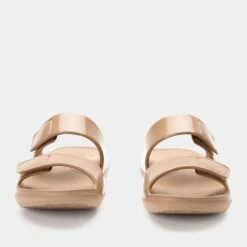 Orbyt Taupe Gloss Sandal -Fashion Shoe Store ORB 6154 S5