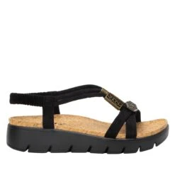 Roz Casual Black Sandal -Fashion Shoe Store ROZ 7431 S2