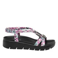 Roz Lovely Fuchsia Sandal 8 Roz Lovely Fuchsia Sandal -Fashion Shoe Store ROZ 7553 S2