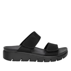 Rubie Black Softie Sandal -Fashion Shoe Store RUB 601 S2