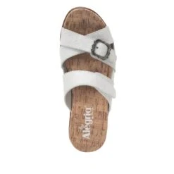 Sierra Delicut White Sandal -Fashion Shoe Store SIE 7408 S4