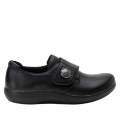 Shoes Spright Black Smooth Shoe -Fashion Shoe Store SPR 7604 S2