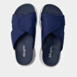Sunie Navy Sandal -Fashion Shoe Store SUN 6204 S4