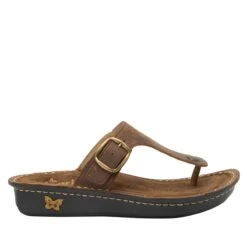 Vella Oiled Brown Sandal -Fashion Shoe Store VEL 7412 S2
