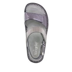 Verona Braided Pewter Sandal 8 Verona Braided Pewter Sandal -Fashion Shoe Store VER 228 S4