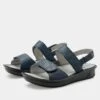 Verona Basketry Navy Sandal