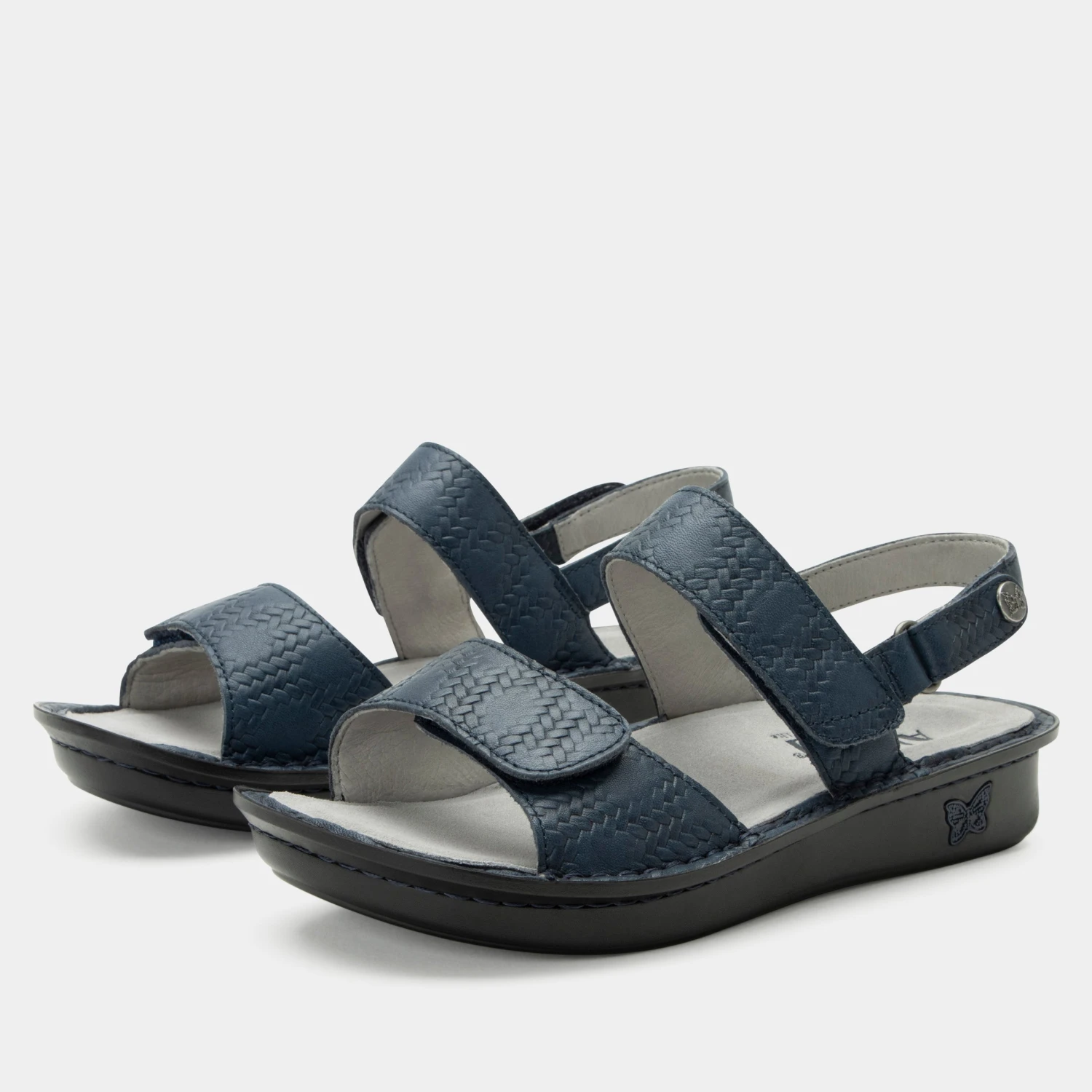 Verona Basketry Navy Sandal 1 Verona Basketry Navy Sandal