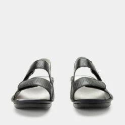 Verona Basketry Black Sandal -Fashion Shoe Store VER 6188 S5 3f862bf9 2ae1 4e6e 87de dbd05e27fd7e