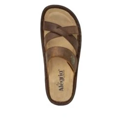Victoriah Oiled Brown Sandal -Fashion Shoe Store VIC 7412 S4