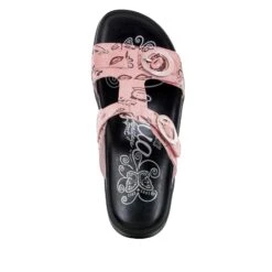 Vita Red Scribble Sandal -Fashion Shoe Store VIT 301 S4