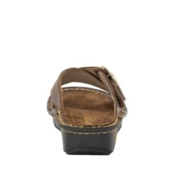 Vanya Oiled Brown Sandal 9 Vanya Oiled Brown Sandal -Fashion Shoe Store VYA 7412 S3