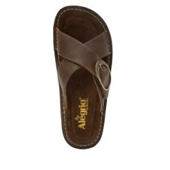 Vanya Oiled Brown Sandal 10 Vanya Oiled Brown Sandal -Fashion Shoe Store VYA 7412 S4